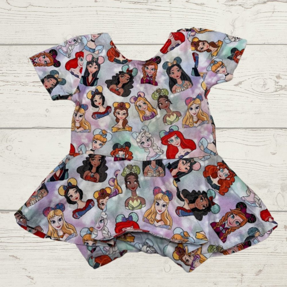 Boutique Disney Princess Skirted Leotard Dress